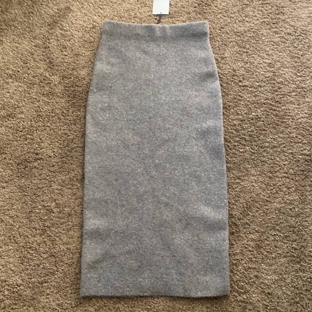 Zara | NWT Thick Winter Midi Skirt